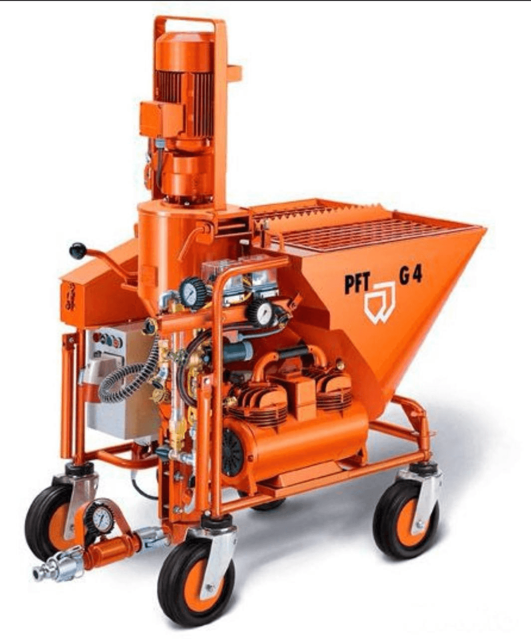Установка Knauf PFT G4 на объекте